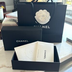 Chanel small shopping bag and box from the small wallet